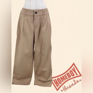 Kids Tan Pants 100% Cotton Size M.